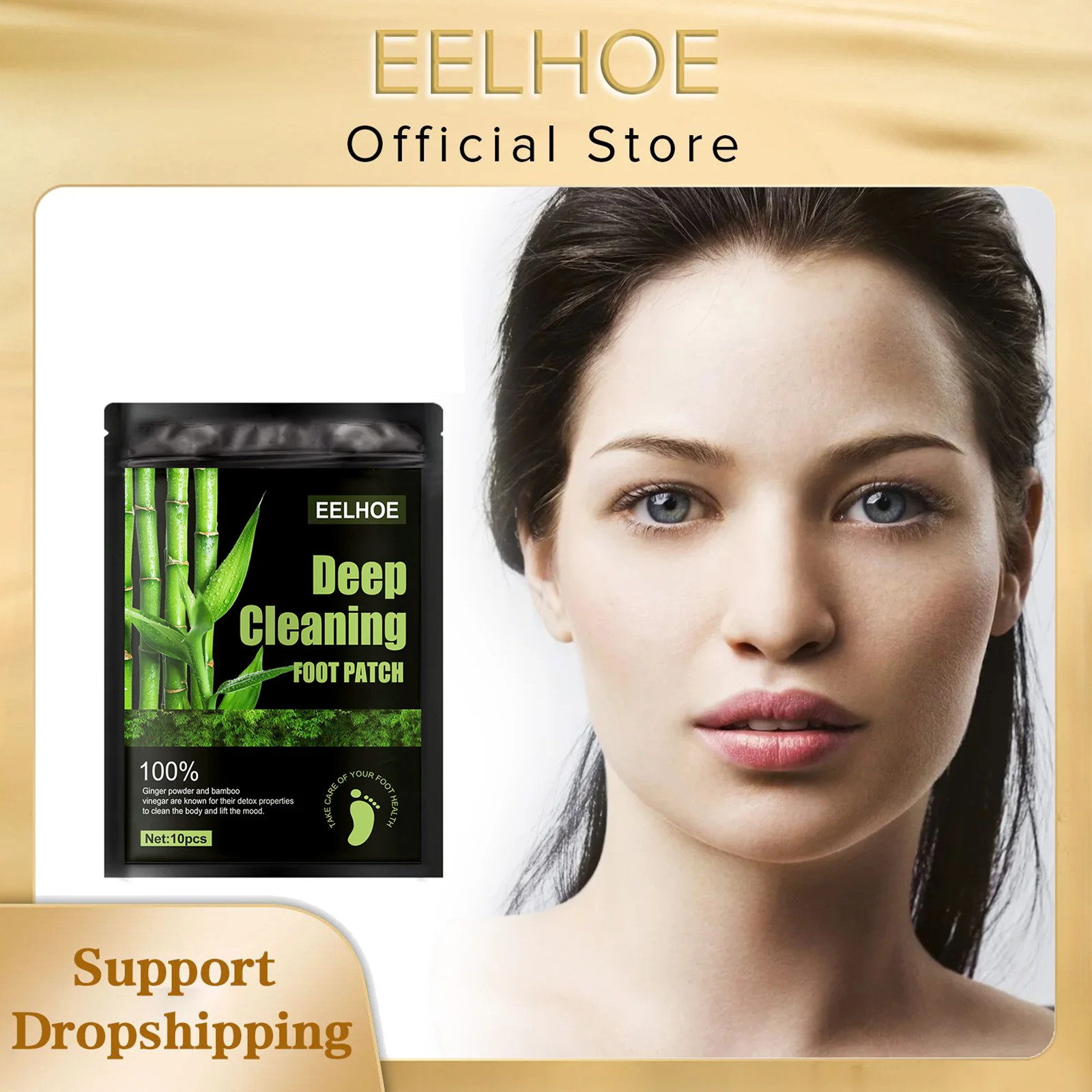 Detox Foot Patch - EELHOE alami Wormwood bambu dalam pembersih
