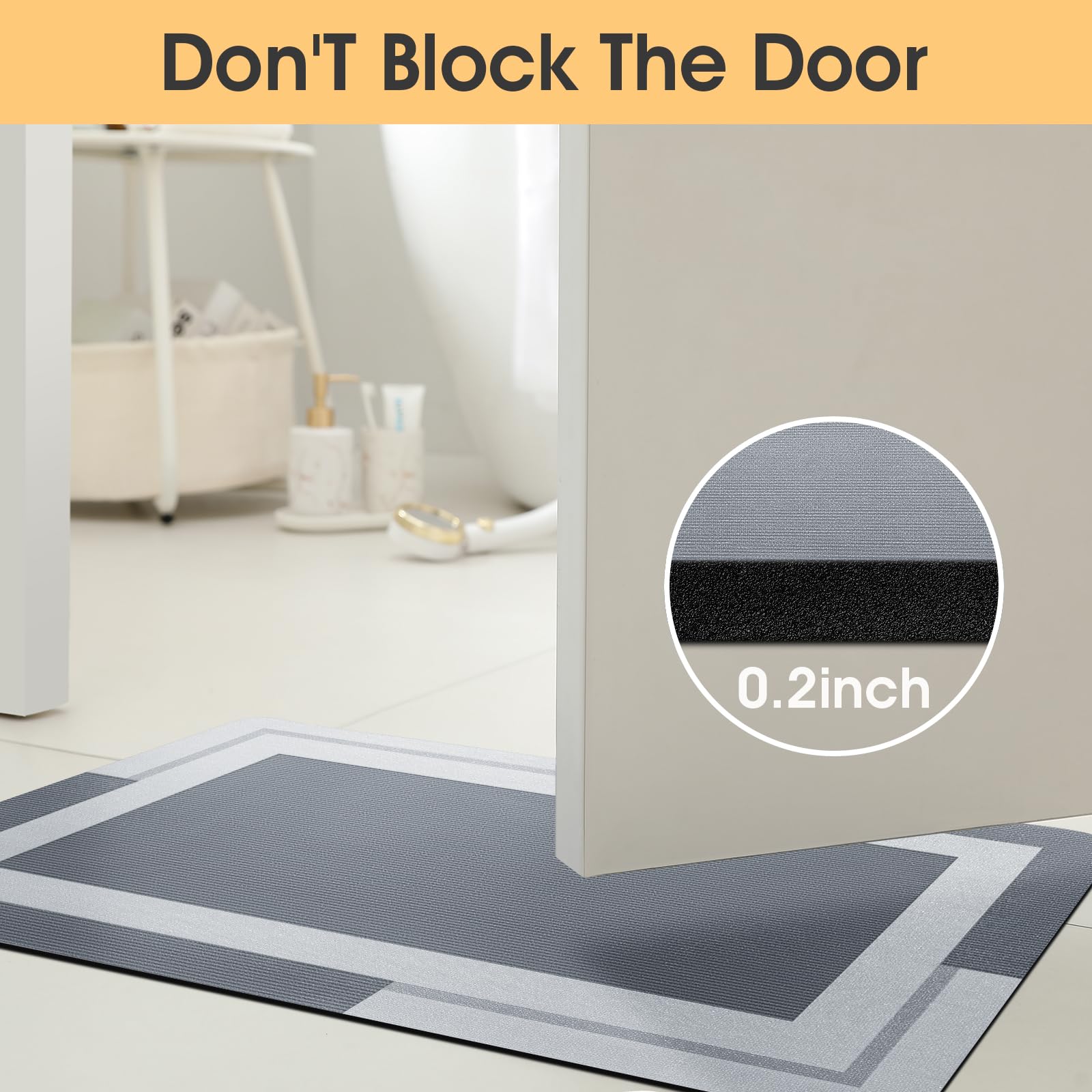 VIKAMA Karpet Kamar Mandi deng - Bamboo Bath Mat ulasan dan harga