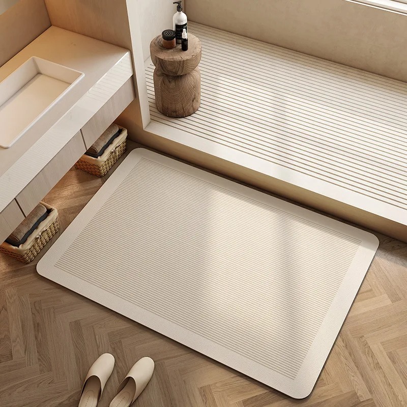 Keset Kamar Mandi Diatomite Su - Bamboo Bath Mat ulasan dan harga