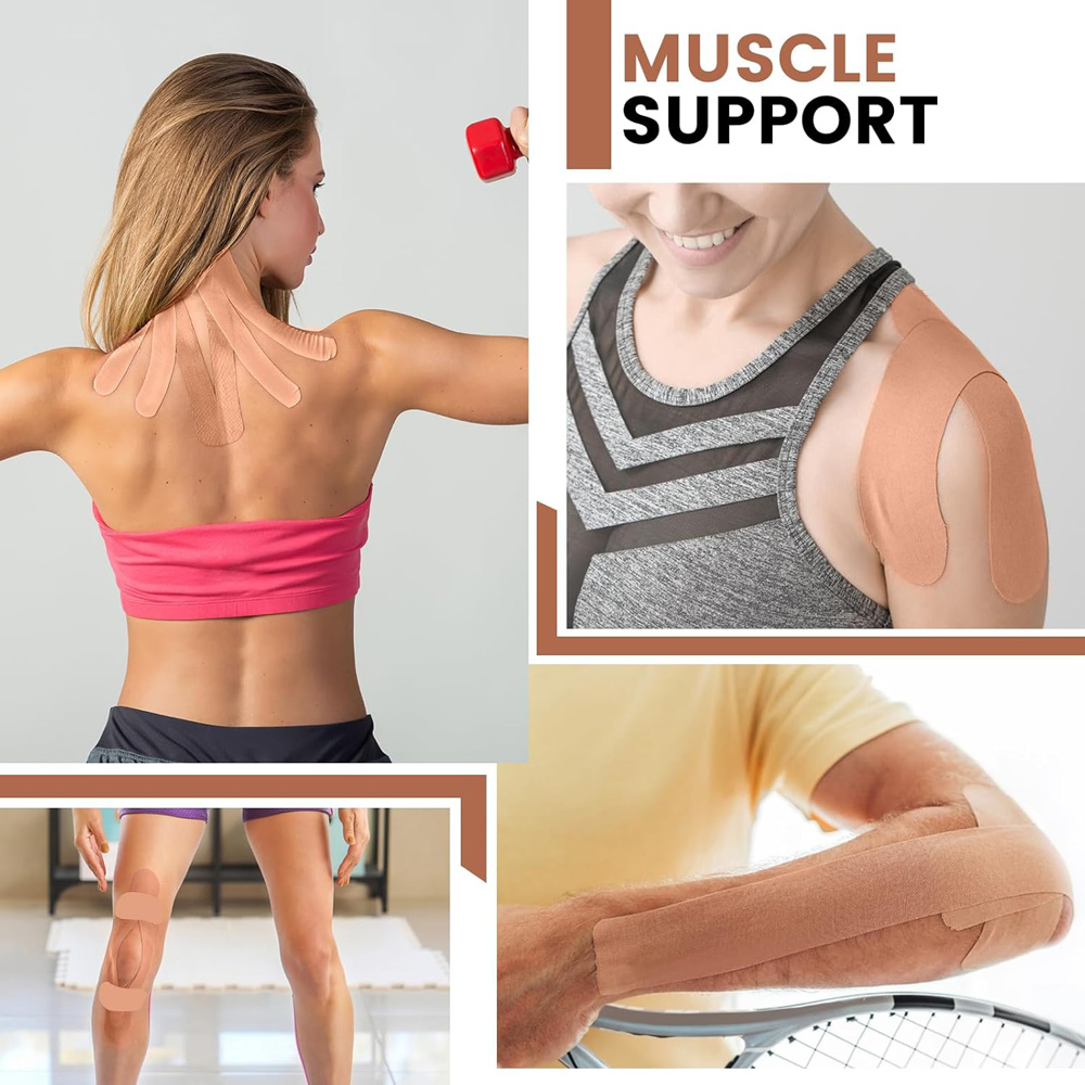 5 Rol Pita Kinesiologi Precut  - Sports Taping Precut ulasan dan harga