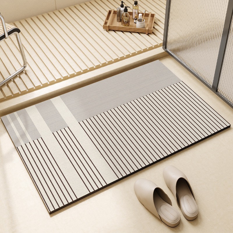 Keset lantai kamar mandi dari  - Bamboo Bath Mat ulasan dan harga