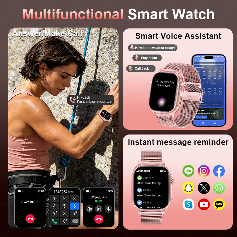 Jam Tangan Pintar 2026 Baru de - Health Wellness Bracelet ulasan dan harga